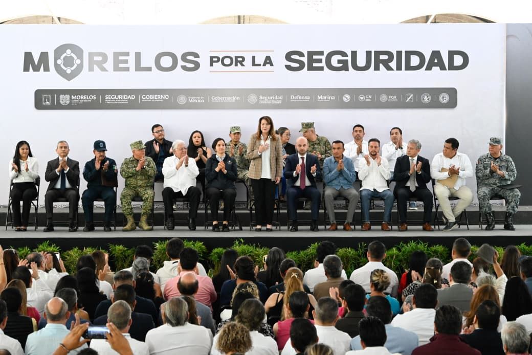 Presenta Margarita González Saravia estrategia “Morelos por la Seguridad”
