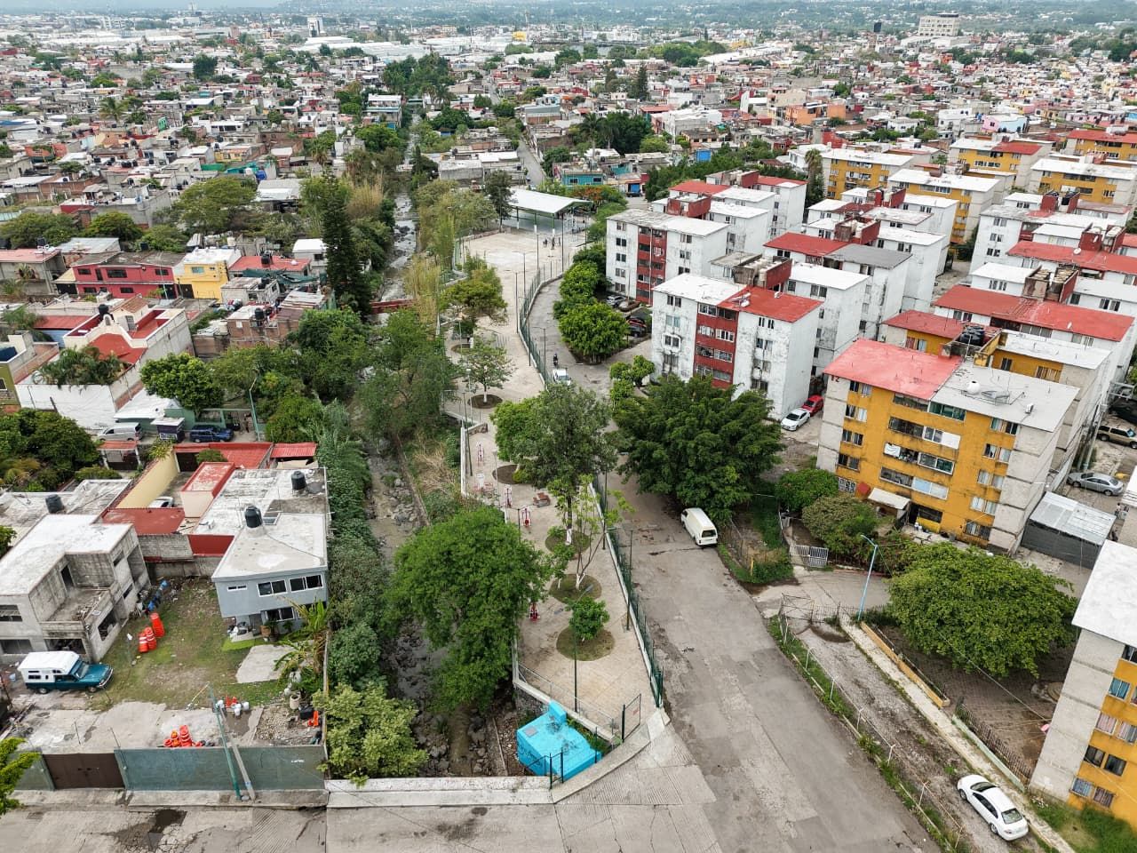 Entrega Gobierno de Morelos rehabilitación del parque lineal Ciudad Chapultepec