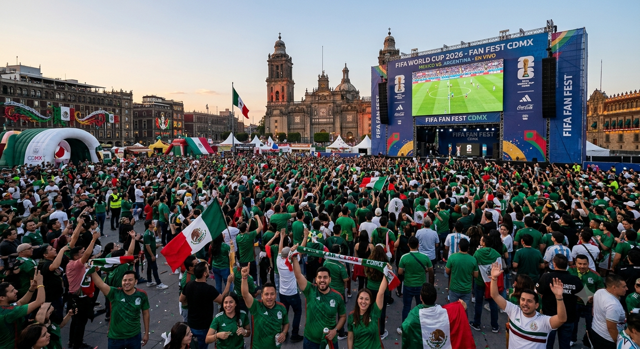 FIFA Fan Fest CDMX 2026: cómo entrar gratis al Zócalo, fechas, horarios y accesos