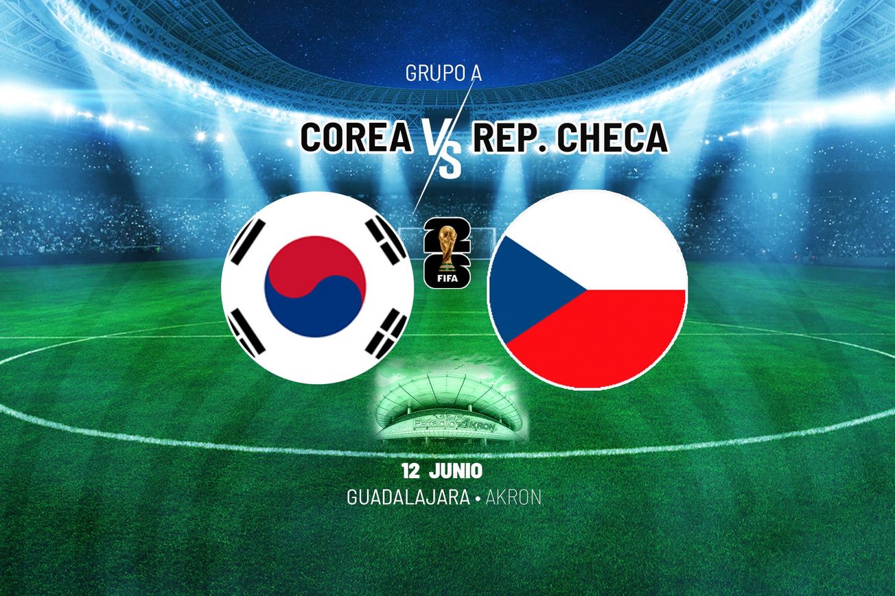 Corea del sur  vs. Chequia en vivo: Duelo clave en el grupo A del mundial 2026