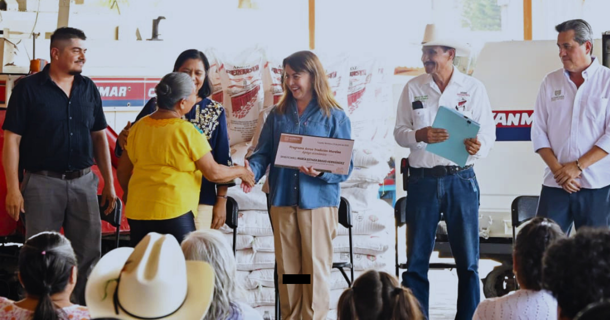 Gobierno estatal refuerza apoyo al arroz morelense