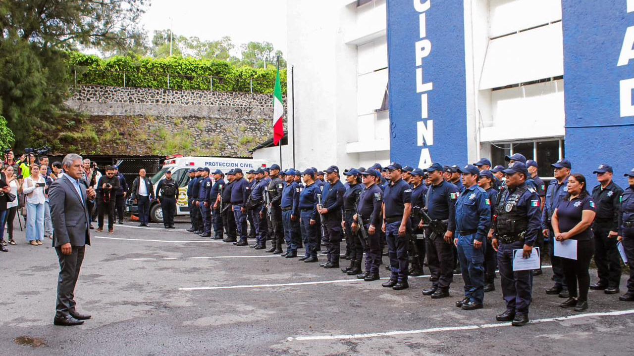 Reconoce José Luis Urióstegui a policías por resultados en favor de la seguridad de Cuernavaca