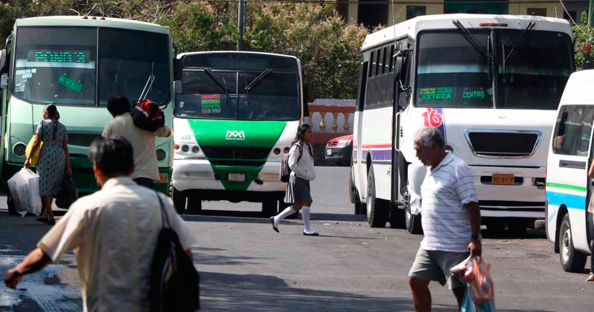 Gobierno de Morelos abierto al diálogo por aumento a la tarifa mínima del transporte público