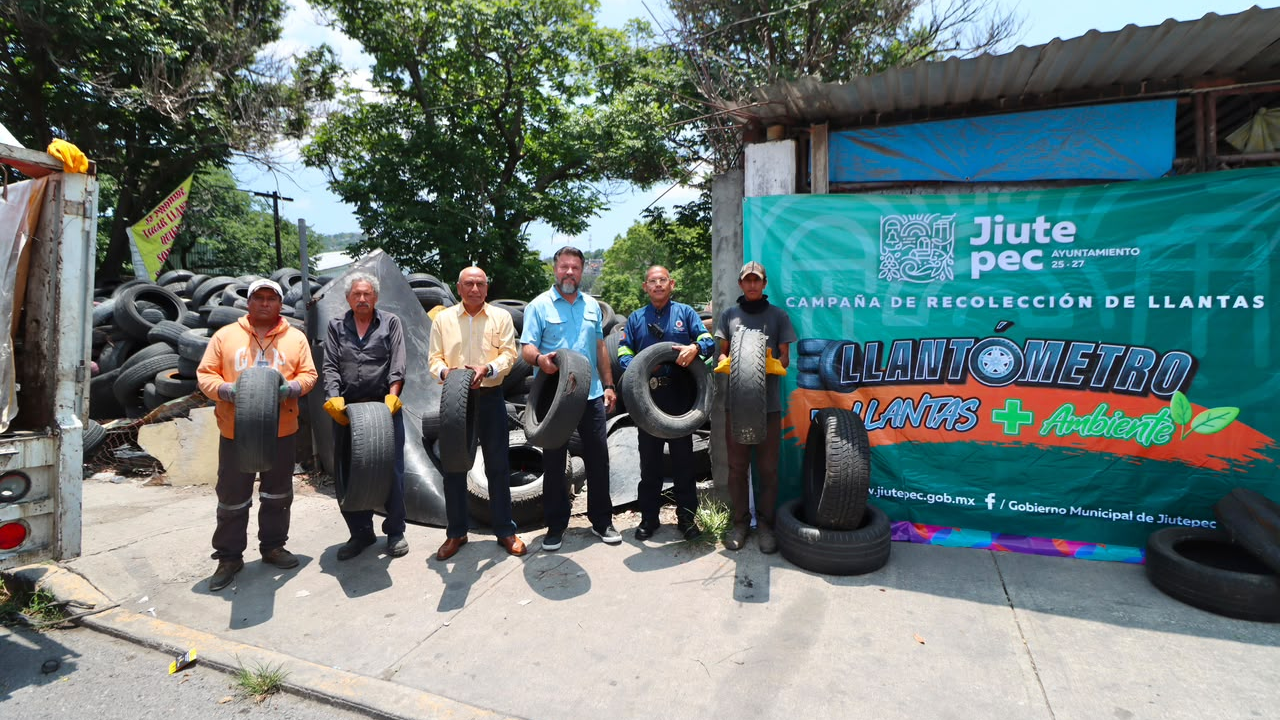 Arranca "Llantómetro" en Jiutepec: Menos llantas, más ambiente