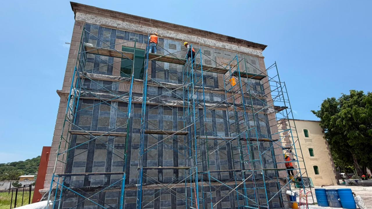 Avanza reestructuración del inmueble que albergará la Universidad Nacional Rosario Castellanos en Morelos
