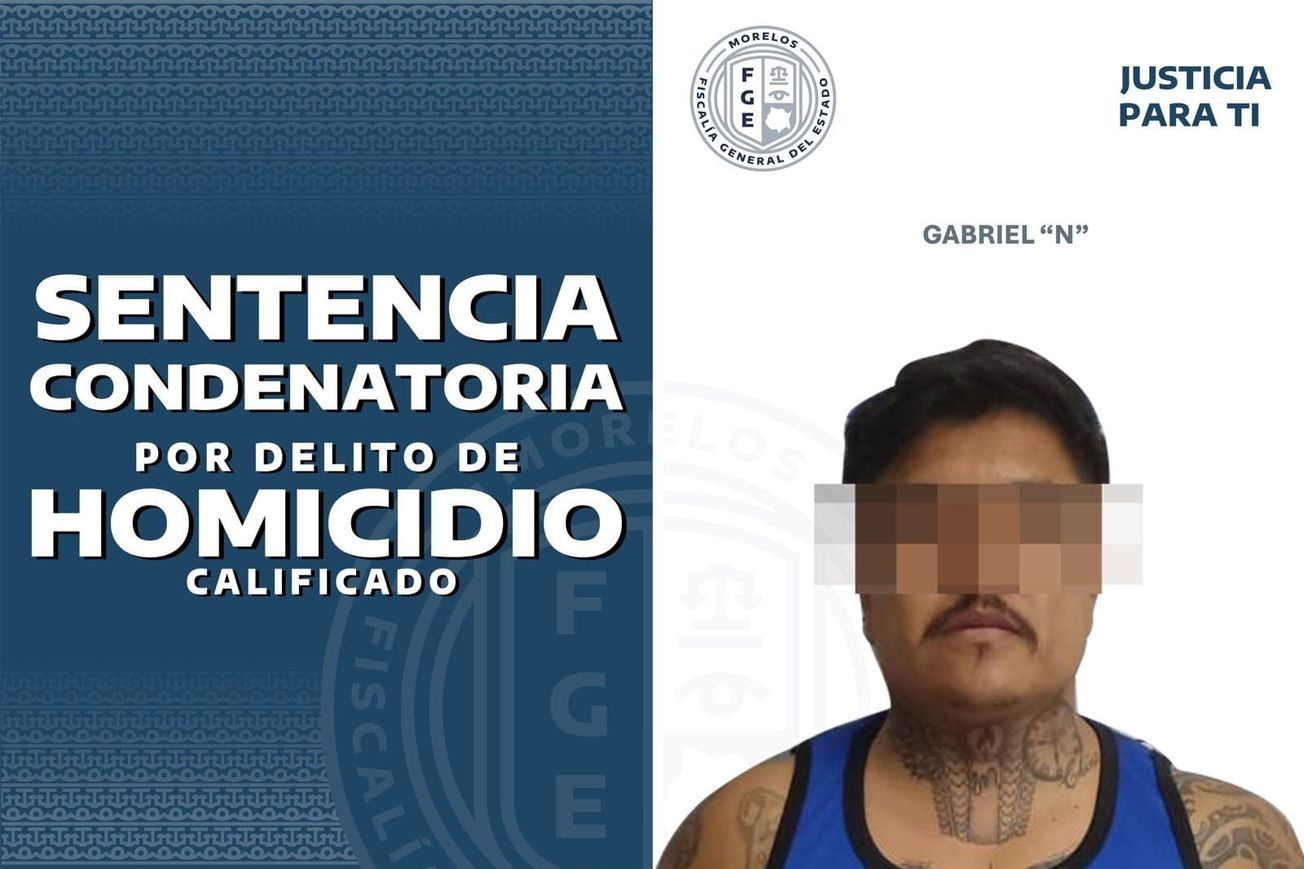Hombre es sentenciado a 25 años por homicidio en Atlatlahucan