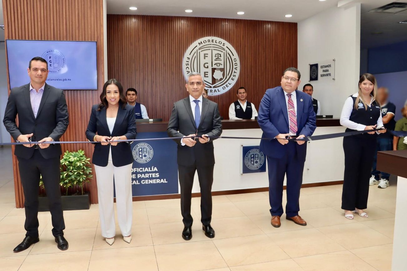 Fernando Blumenkron inaugura módulo de atención ciudadana en la Fiscalía Morelos