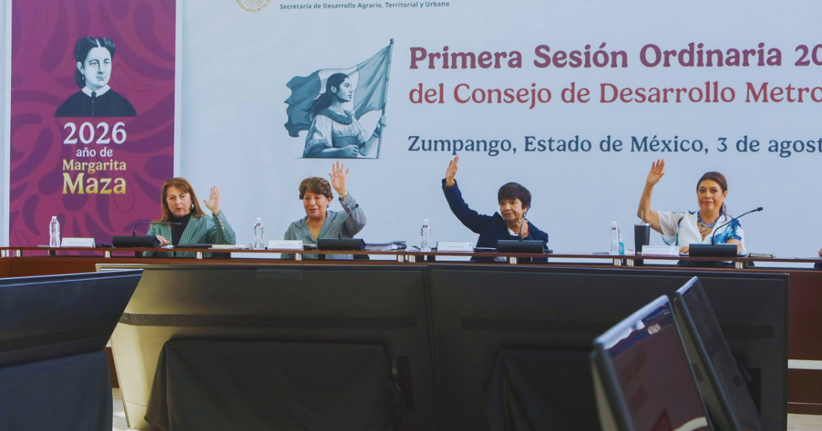 Margarita González fortalece la participación de Morelos en el desarrollo metropolitano del Valle de México