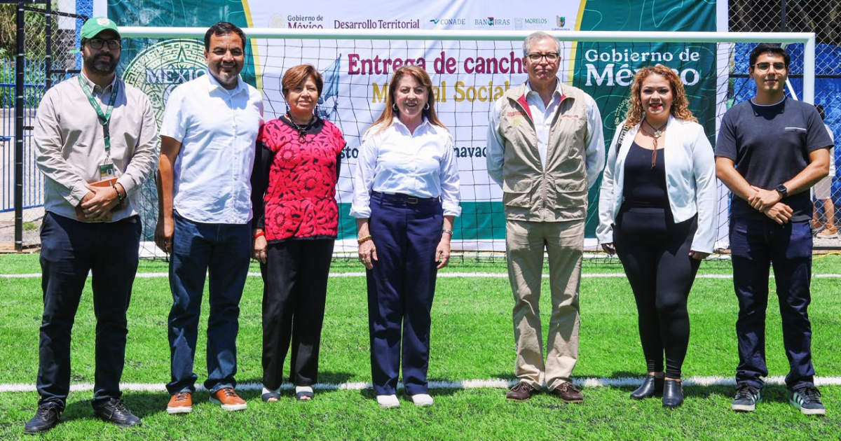Morelos suma 47 espacios deportivos nuevos y rehabilitados