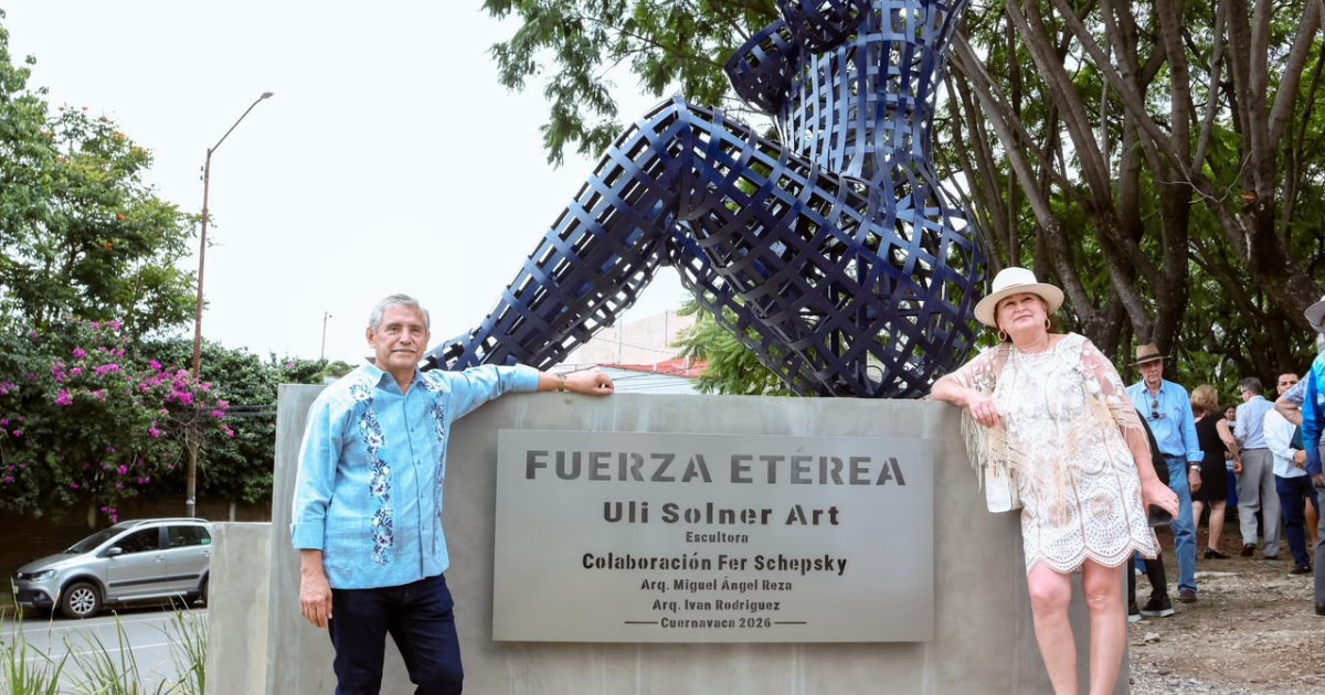 Cuernavaca suma nueva escultura a su espacio público