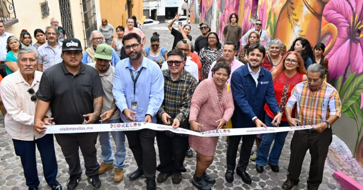 Cuernavaca recupera espacio del centro histórico con el “Callejón del Arte”
