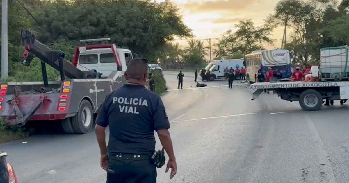 Accidente en Xoxocotla deja un motociclista sin vida y siete lesionados