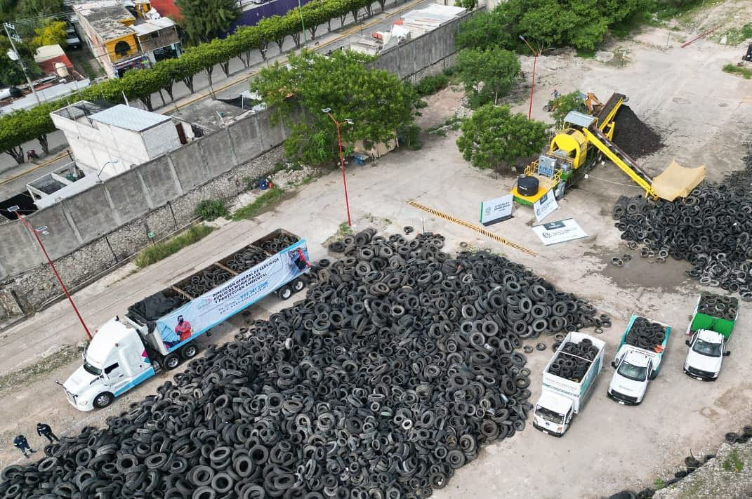 Morelos transforma 90 mil llantas usadas en combustible para producción de cemento