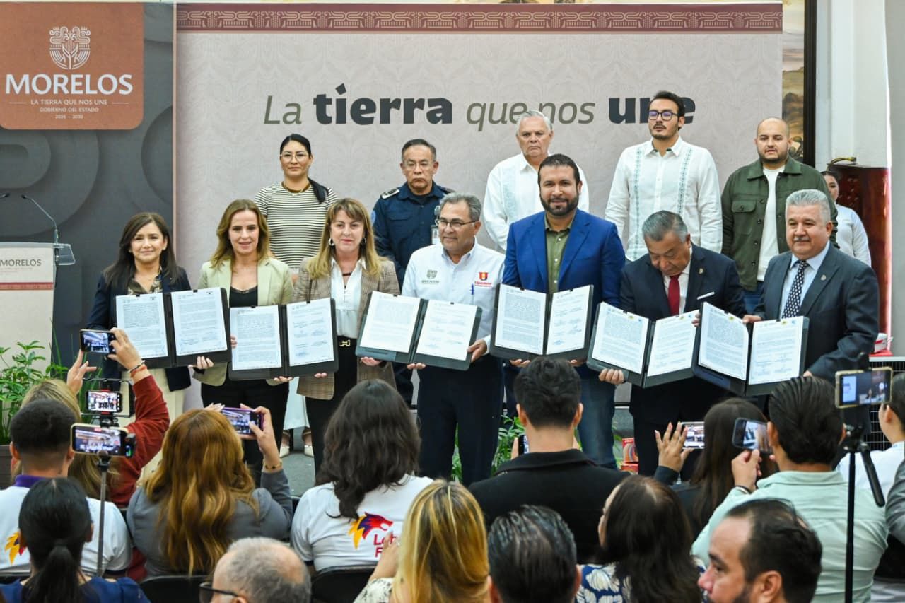 Gobierno de Morelos cumple compromiso con las y los jóvenes con seguridad universitaria y Pase Olín