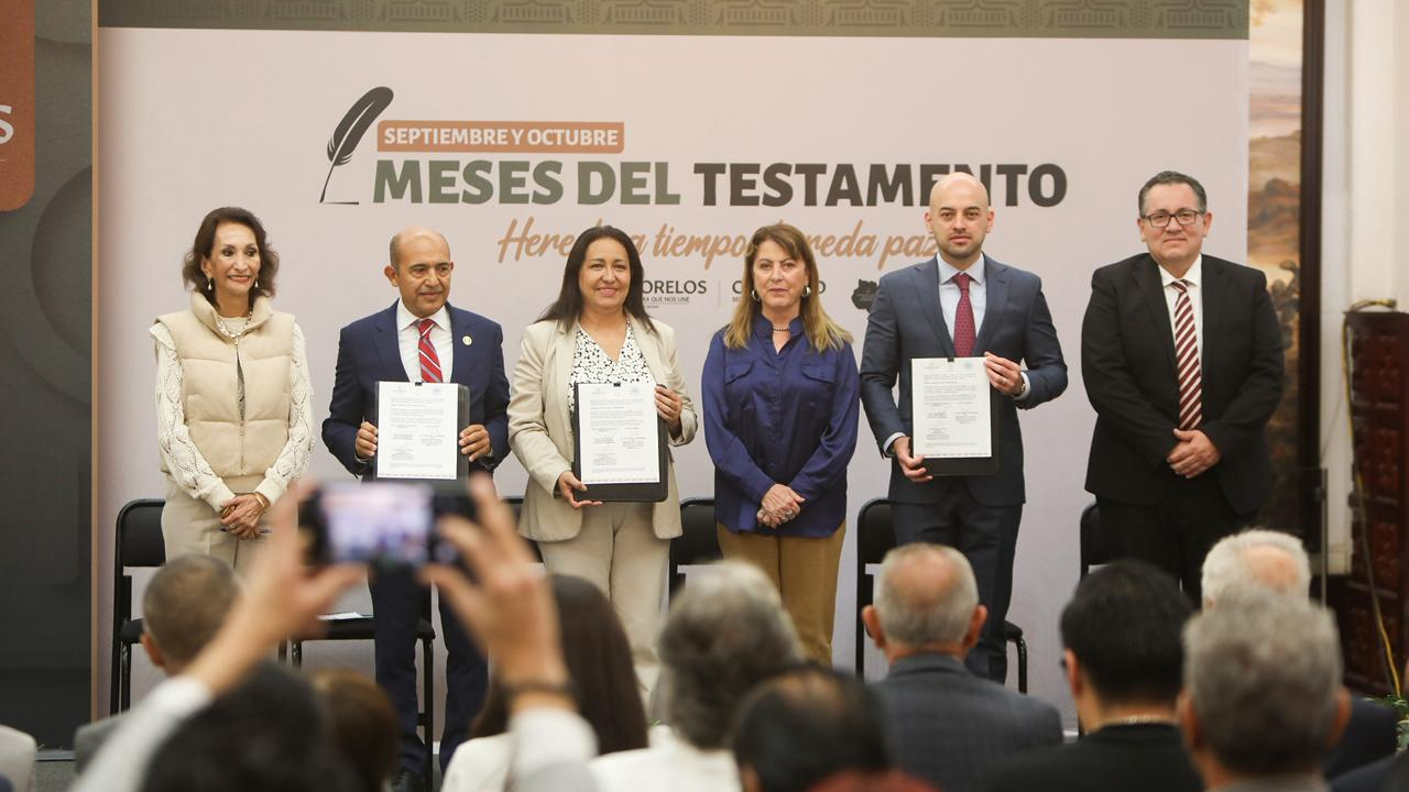 Facilita Gobierno de Morelos trámite de testamento