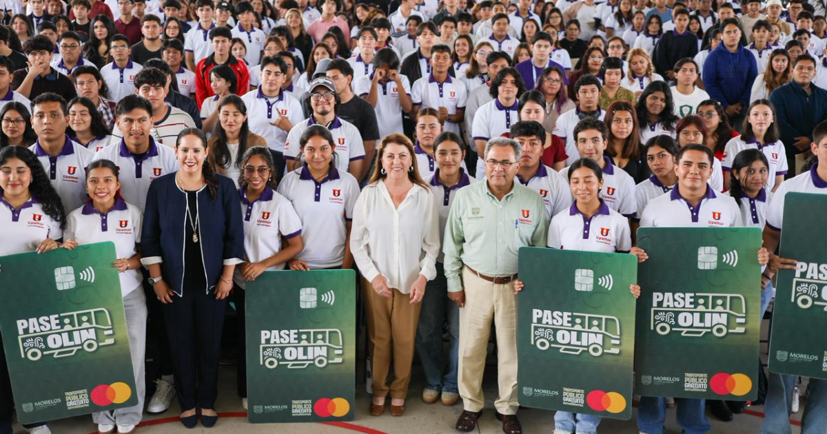 Inicia entrega de Pase Olin para estudiantes de Morelos