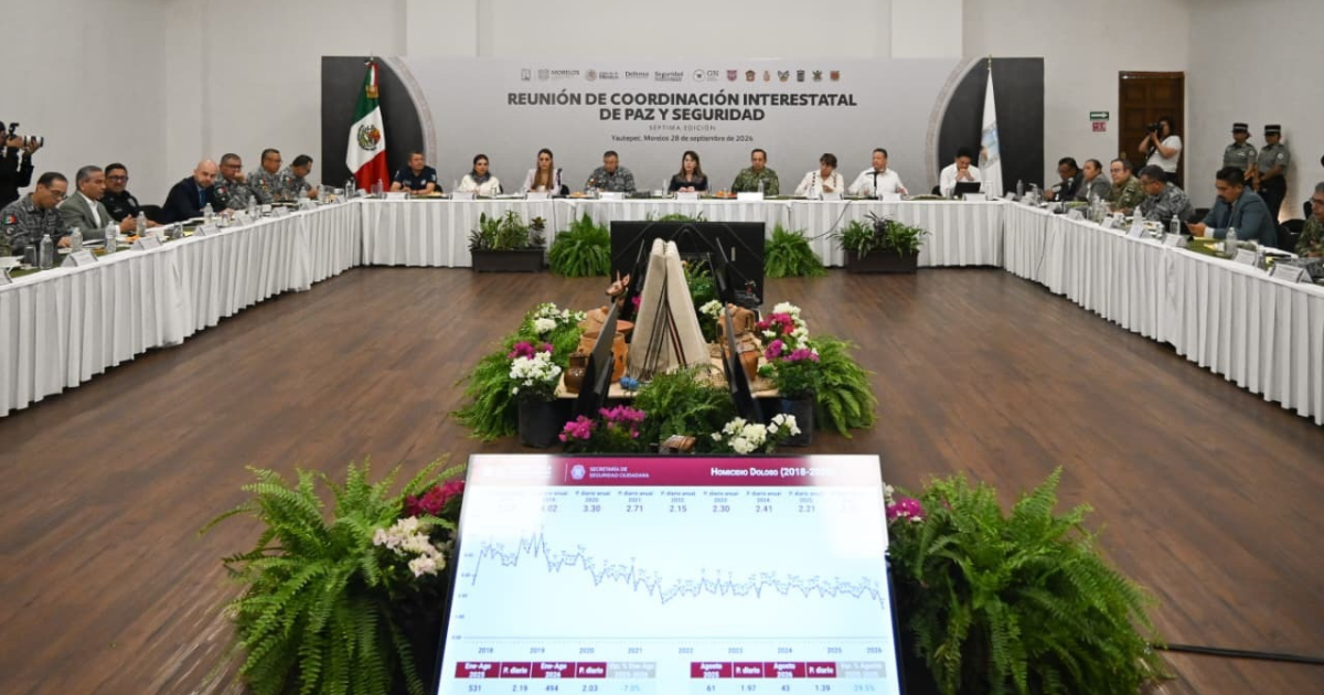 Morelos fortalece coordinación regional en seguridad