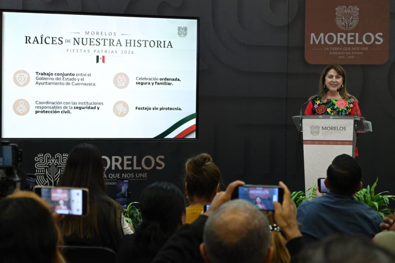 Alista Gobierno de Morelos fiestas patrias familiares y seguras