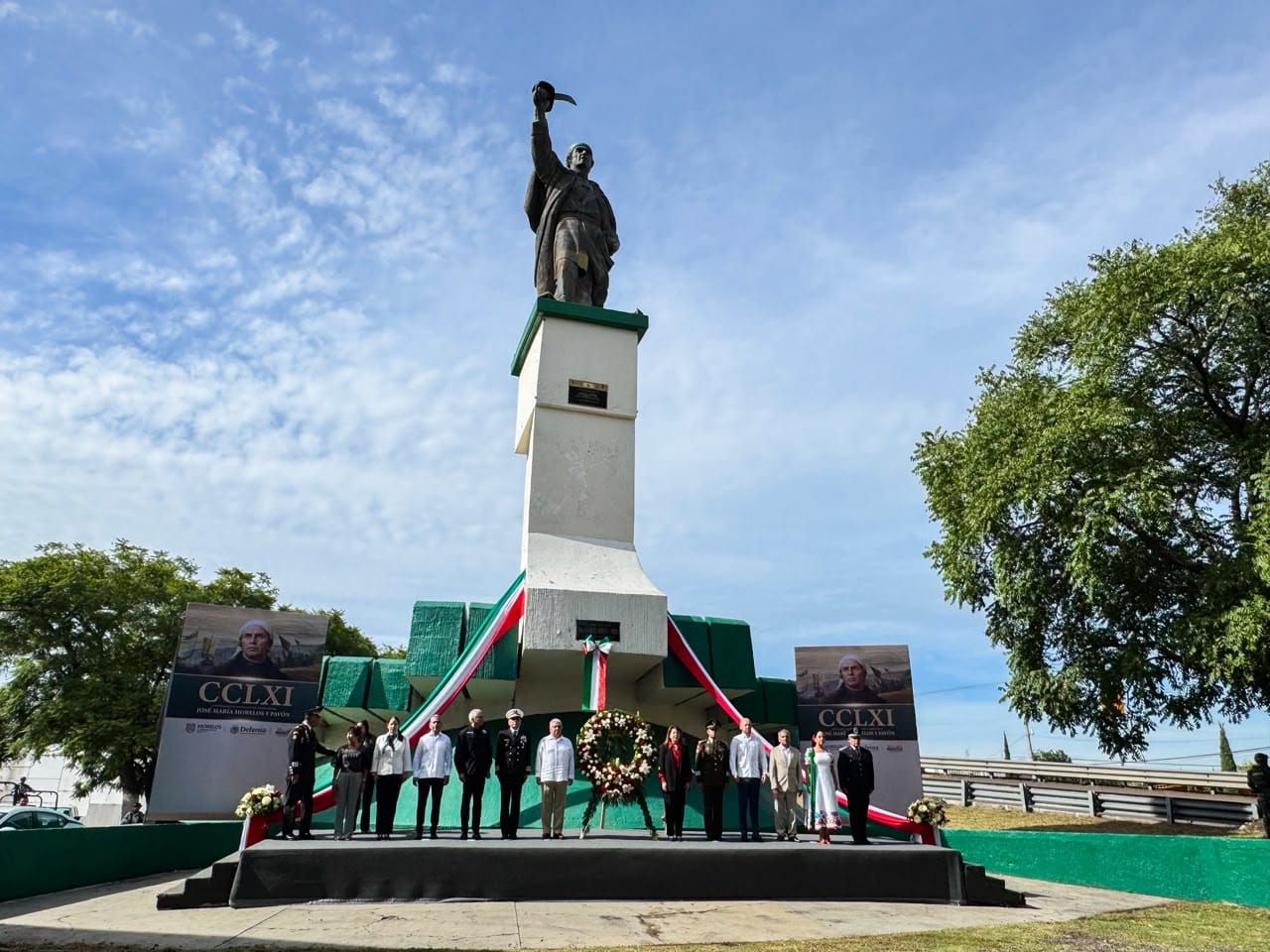 Realizan ceremonia para recordar a José María Morelos y Pavón
