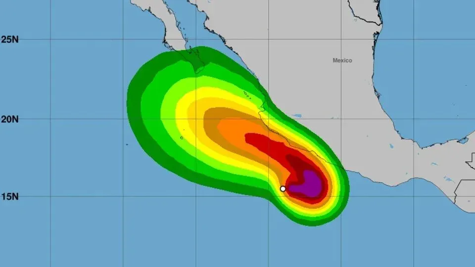 Polo se forma frente a México y podría alcanzar categoría 4