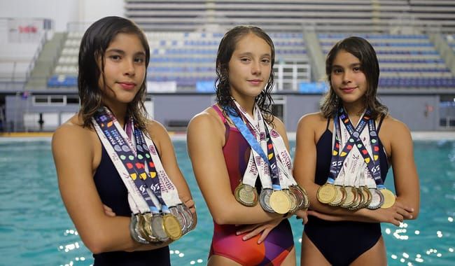 Tres hermanas hacen historia: Suri, Mía y Lía Cueva brillan en el Mundial de Clavados