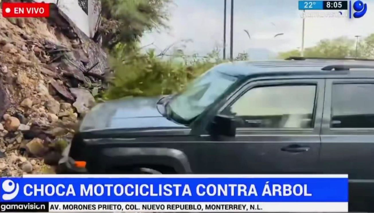 Atropellan a reportera y camarógrafo durante enlace en vivo en Monterrey