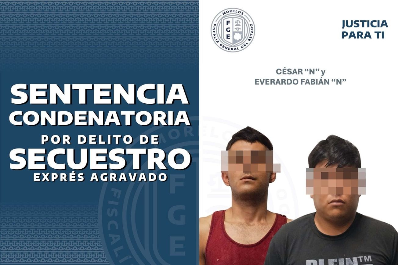 Hombres obtienen condena individual de 33 años de prisión