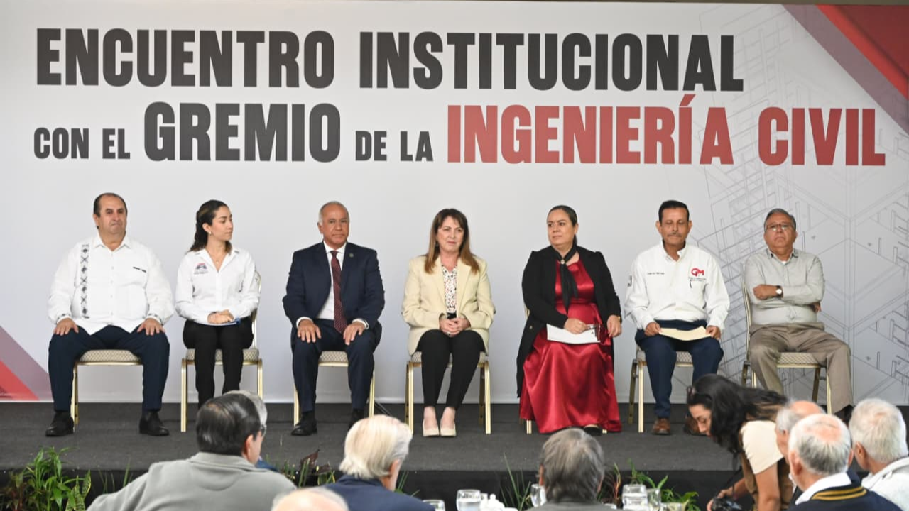 Refrenda Margarita González Saravia apertura al diálogo con ingenieros civiles