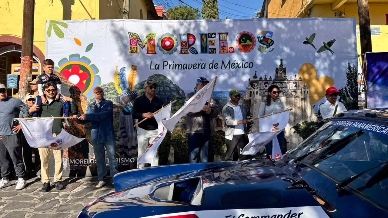 Brilla Morelos con la Carrera Panamericana y muestra al mundo el encanto de Tepoztlán