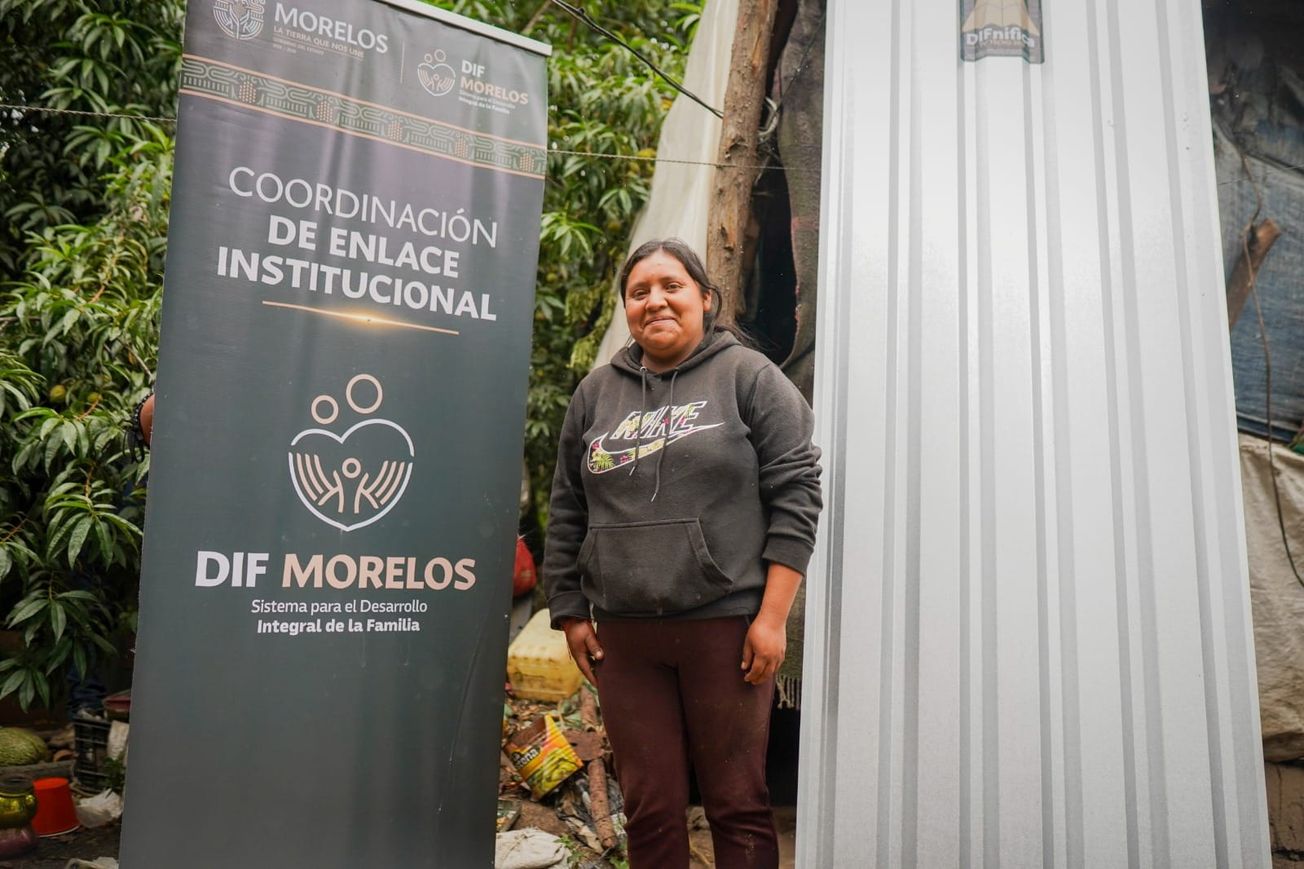 SEDIF entrega láminas a 317 familias de 23 municipios de Morelos
