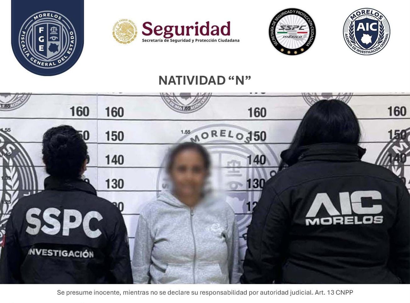 Detienen en Temixco a mujer investigada por hechos registrados en Ayala