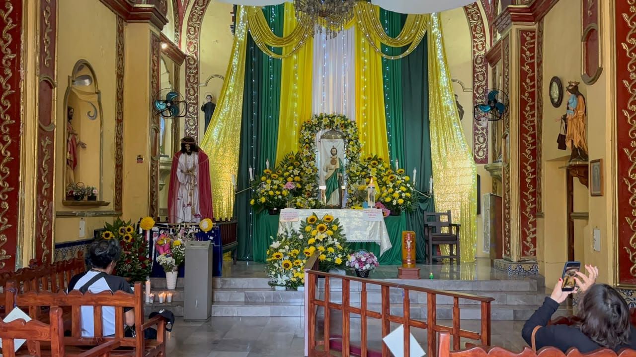 Tepetates celebra a San Judas Tadeo con misas, chinelos y procesión