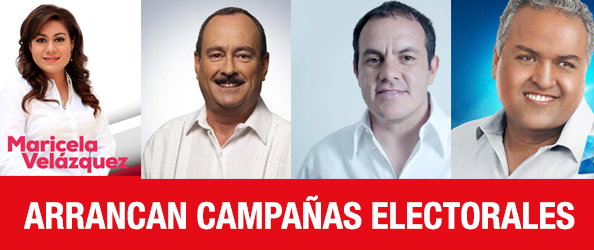 Inician campaña 11 partidos políticos