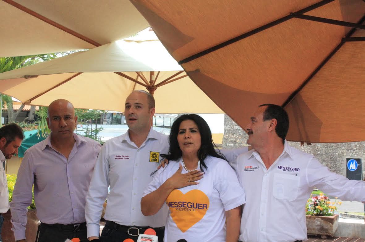 Candidata investigada por robo declina a favor del PRD