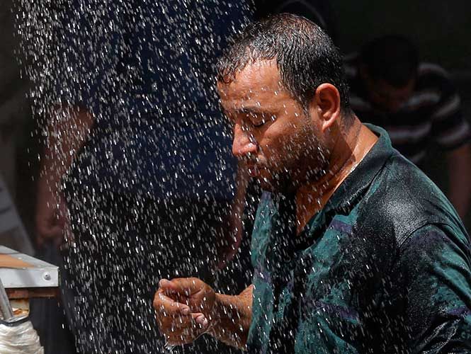 Calor intenso en Irak