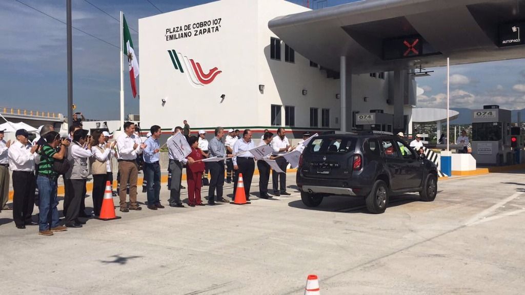 Inauguran Plaza de cobro “Emiliano Zapata”