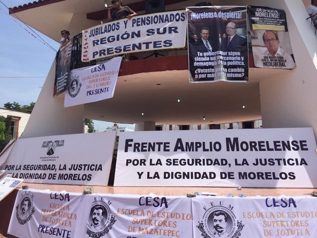 ¡Fuera Graco! Gritan en la zona sur del estado