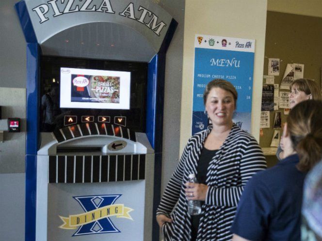 Estrenan máquina expendedora de pizzas en Ohio