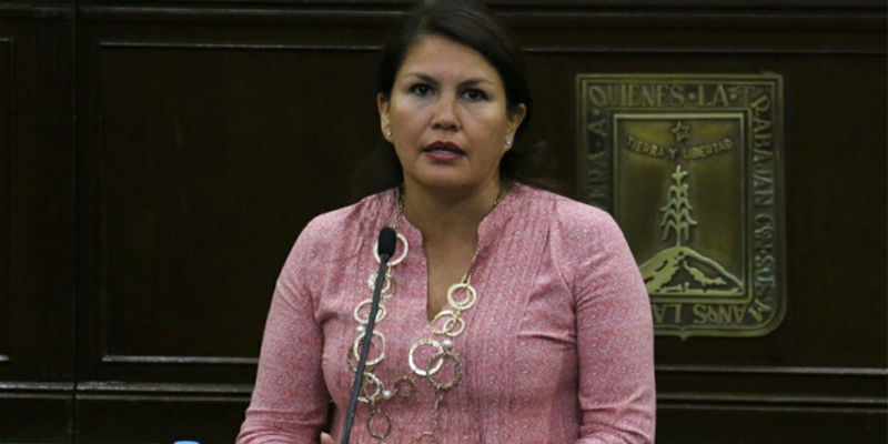 Defiente Hortencia Figueroa a la bancada perredista