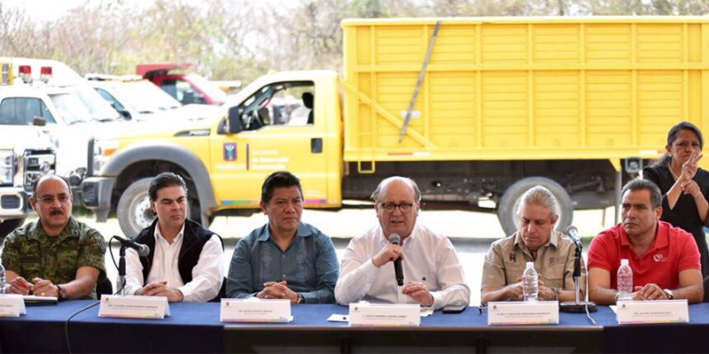 “No llamen a los bomberos de otros estados, tenemos equipo suficiente” Graco Ramírez