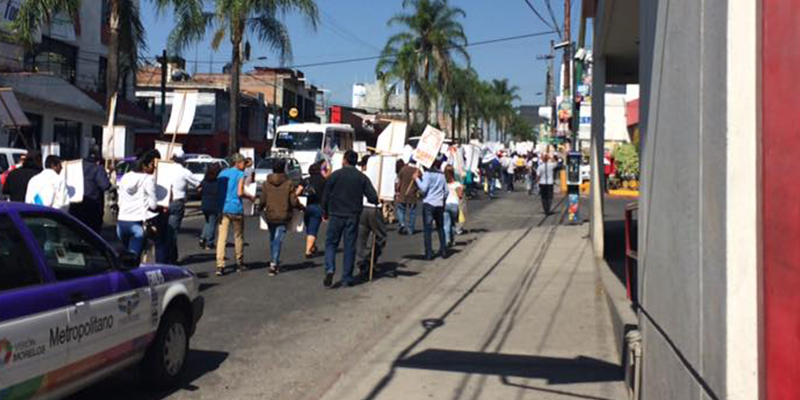 Manifestación en Plan de Ayala