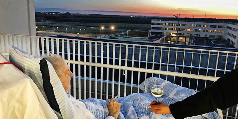Hospital concede última voluntad a paciente