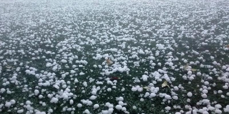 Fuerte granizada