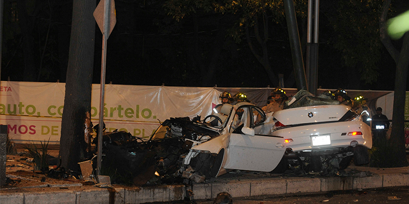 ¿Qué pasó con el choque en Paseo de la Reforma?
