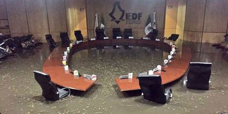 Lluvia de anoche de las más fuertes en CDMX