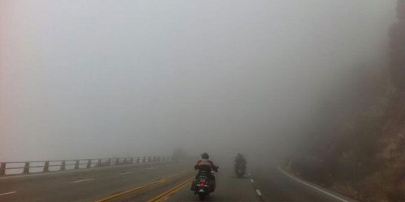 Neblina en la carretera México-Cuernavaca