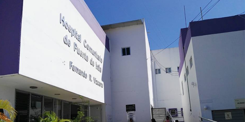 Sin luz el hospital comunitario de Puente de Ixtla