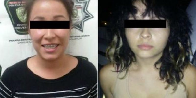 Mujeres veinteañeras son detenidas con droga