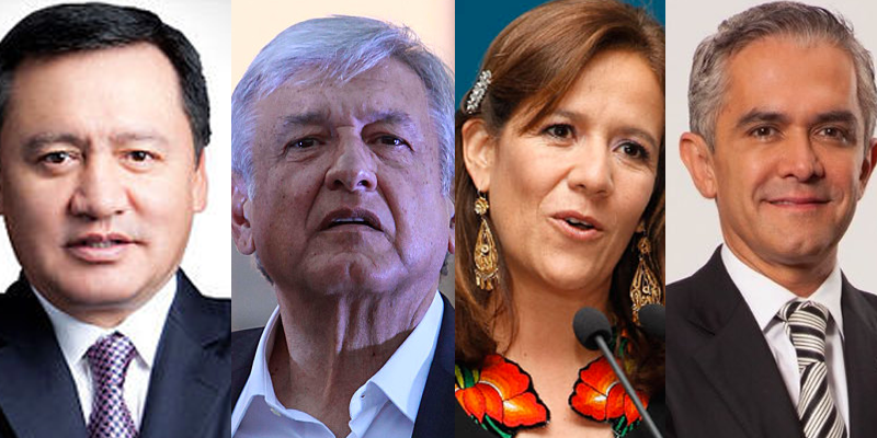 Morena, PAN y PRI al frente