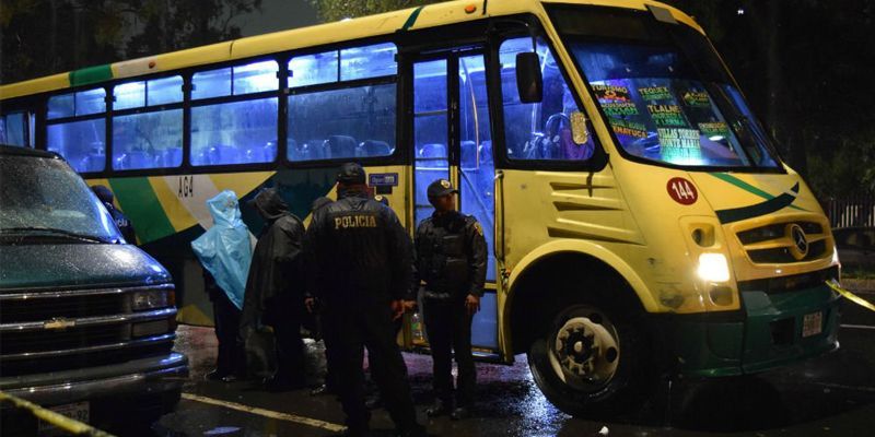 Asaltantes de transporte público se matan entre ellos